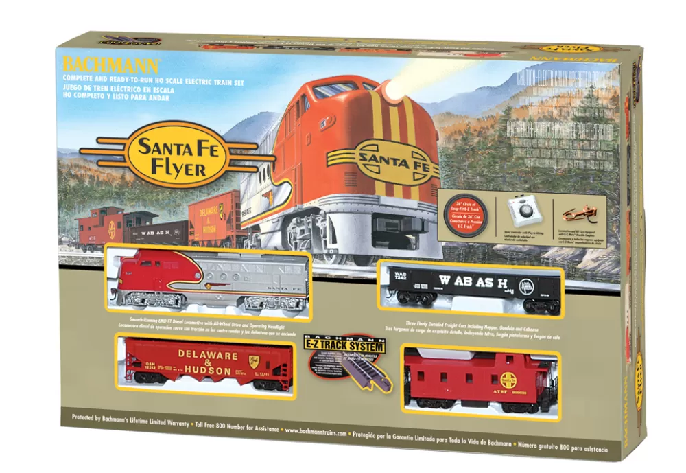 Electric Train Sets | Ho Scale*Bachmann Trains Santa Fe Flyer