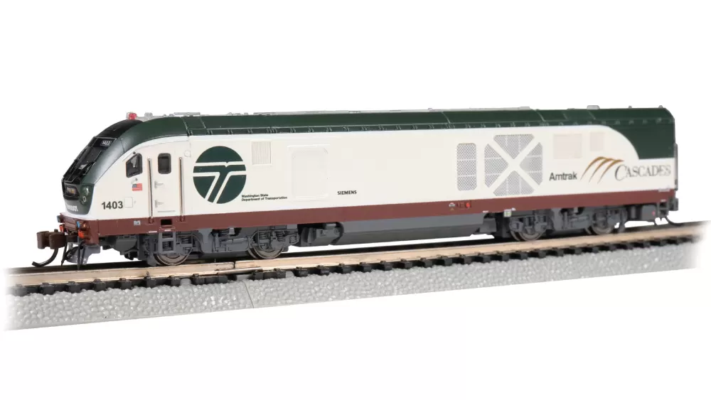 Siemens Sc-44 Charger*Bachmann Trains Siemens SC-44 Charger - Amtrak Cascades® (WSDOT) #1403