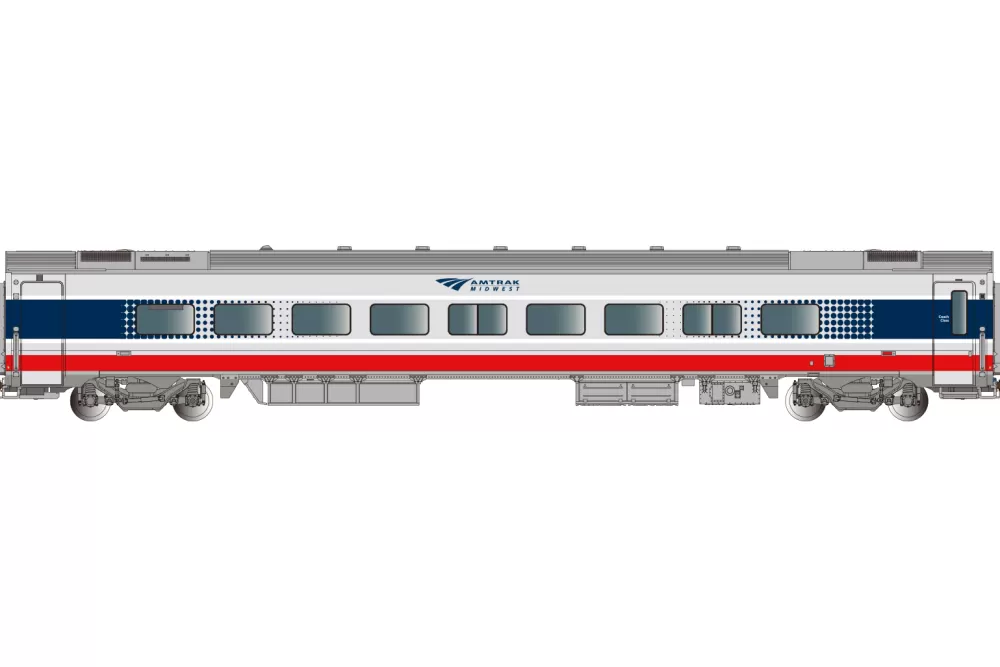 Siemens Venture Passenger Cars*Bachmann Trains Siemens Venture Passenger Cars - Amtrak Midwest™ Coach #4002