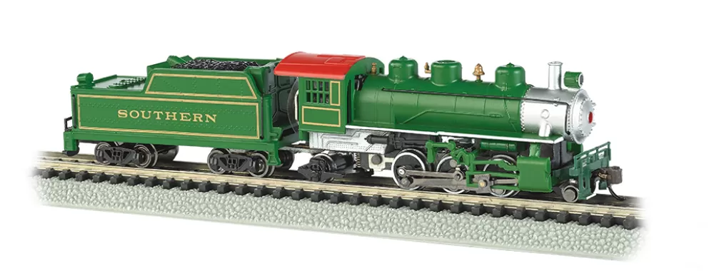 2-6-2 Prairie*Bachmann Trains Southern (Green) - Prairie 2-6-2 & Tender (N Scale)