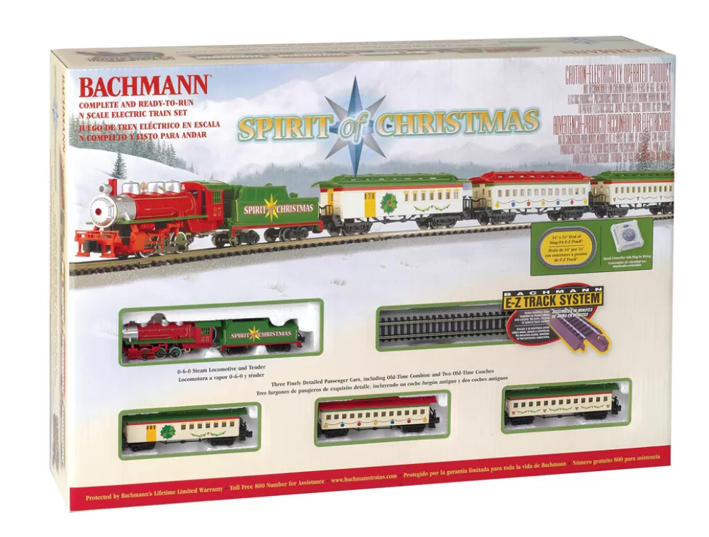 Electric Train Sets | N Scale Christmas Trains*Bachmann Trains Spirit Of Christmas