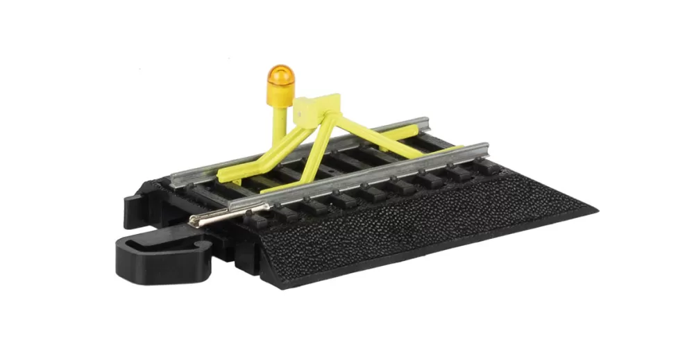 E-Z Track®Accessories*Bachmann Trains Steel Alloy E-Z Track® Flashing LED Bumper HO