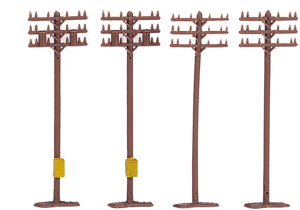 Accessories*Bachmann Trains Telephone Poles (12 Pieces)