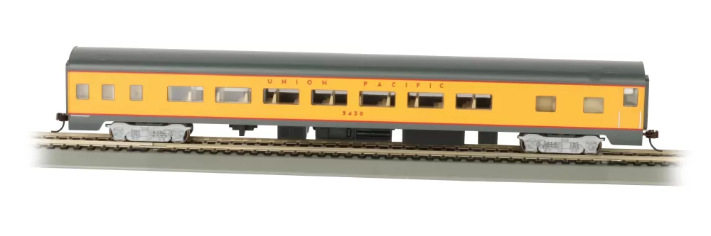 Smooth-Side Cars*Bachmann Trains Union Pacific® Smooth-Side Coach W/ Lighted Interior (HO)